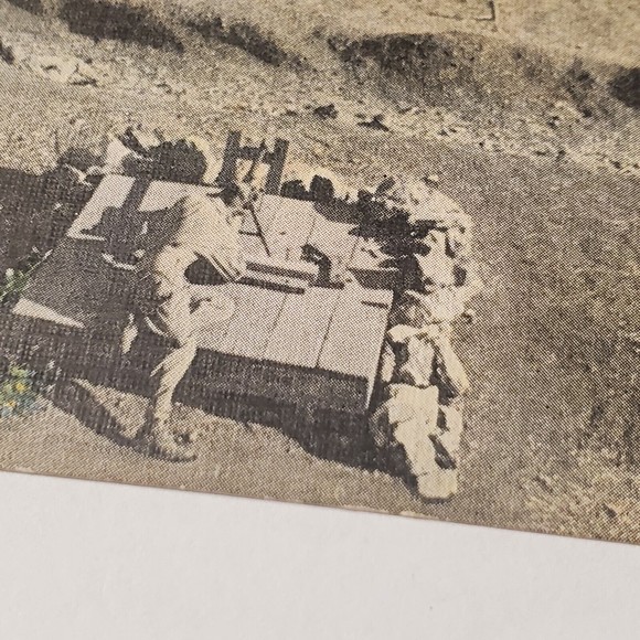 Tank Destroyer Training Live Ammunition Camp Hood Texas Vtg Linen Photo Postcard - Picture 3 of 7